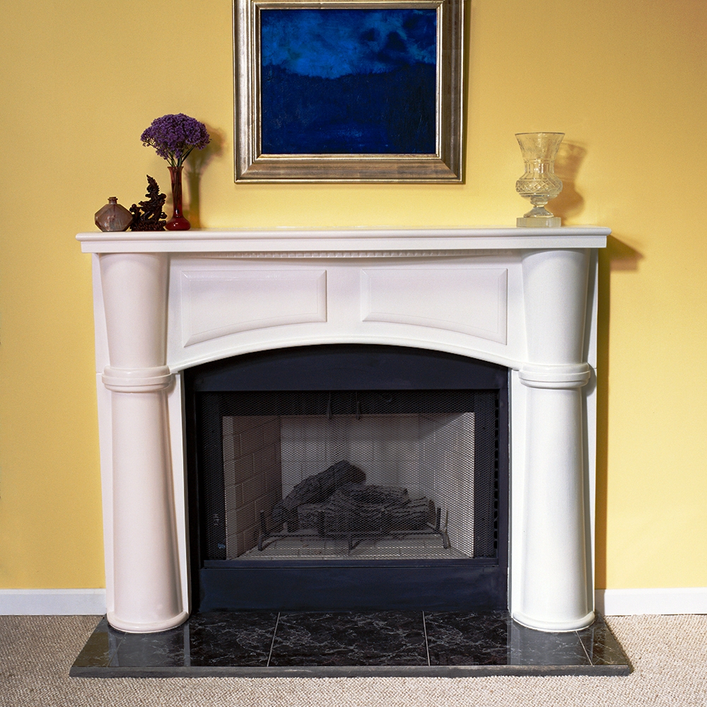 Brookhaven 36 Plaster Fireplace Mantel - Image