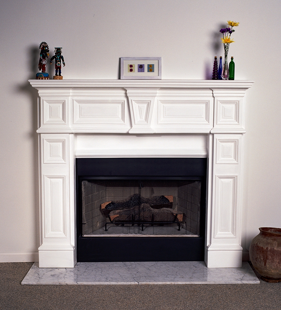 Hampton Plaster Fireplace Mantel
