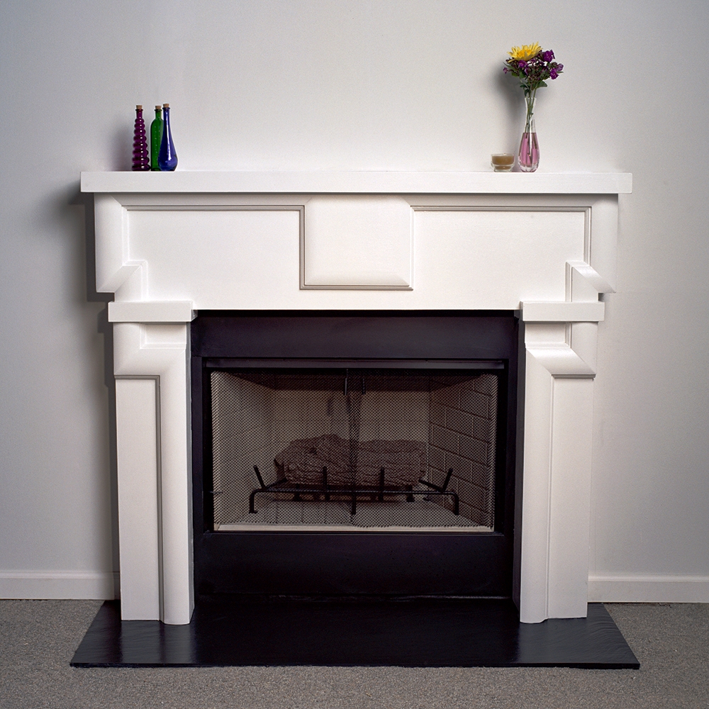 Lanier 42 Plaster Fireplace Mantel - Image