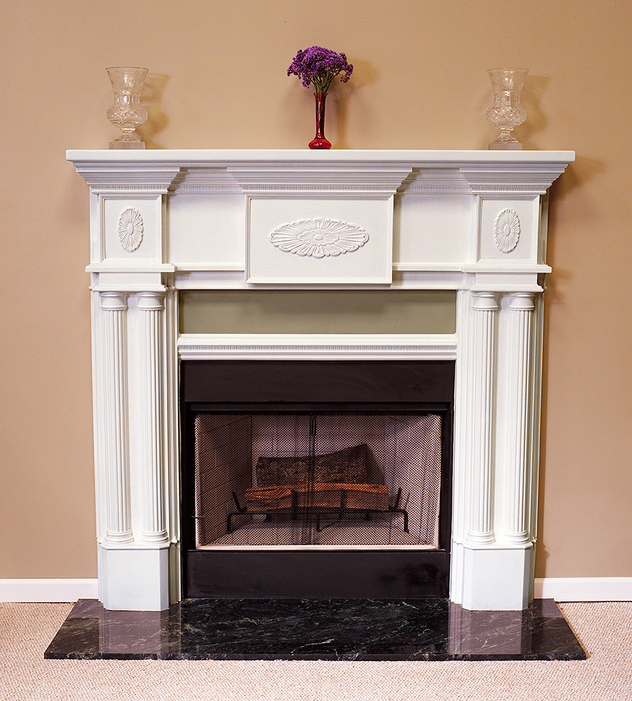 Peachtree 36 Tall Plaster Fireplace Mantel