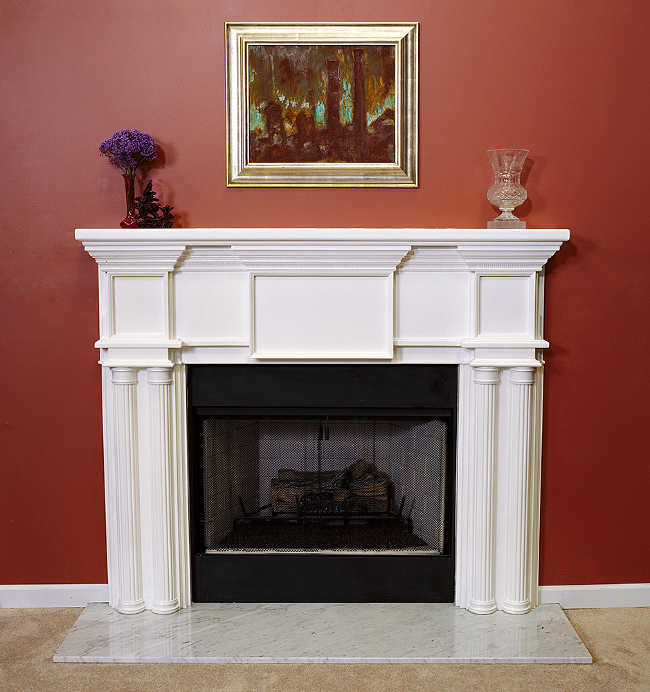 Peachtree 36 Plaster Fireplace Mantel