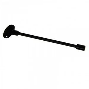 317-3UFB - HPC 3" Flat Black Key with Universal Socket - 5/16" x 1/4" socket