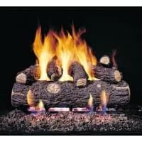 Peterson - RDPG45-2-18P - 18" Golden Oak Designer Plus complete log set with G45 burner for See-Thru