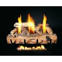 Peterson - SG9-24 - 24" Split Oak VF Log Set with G9 burner, natural, manual control