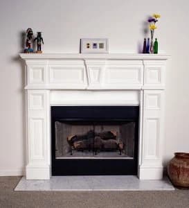 Hampton 42 Tall Plaster Mantel