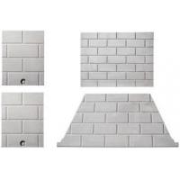 Superior White Stacked Refractory Panel for WRT2000 & WCT2000 Fireplaces