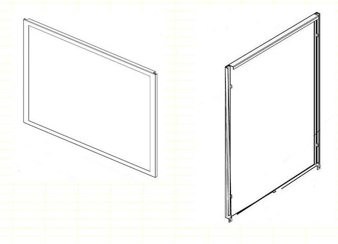 Lennox Hearth Products - Glass Enclosure Panel (Corner Unit shown)