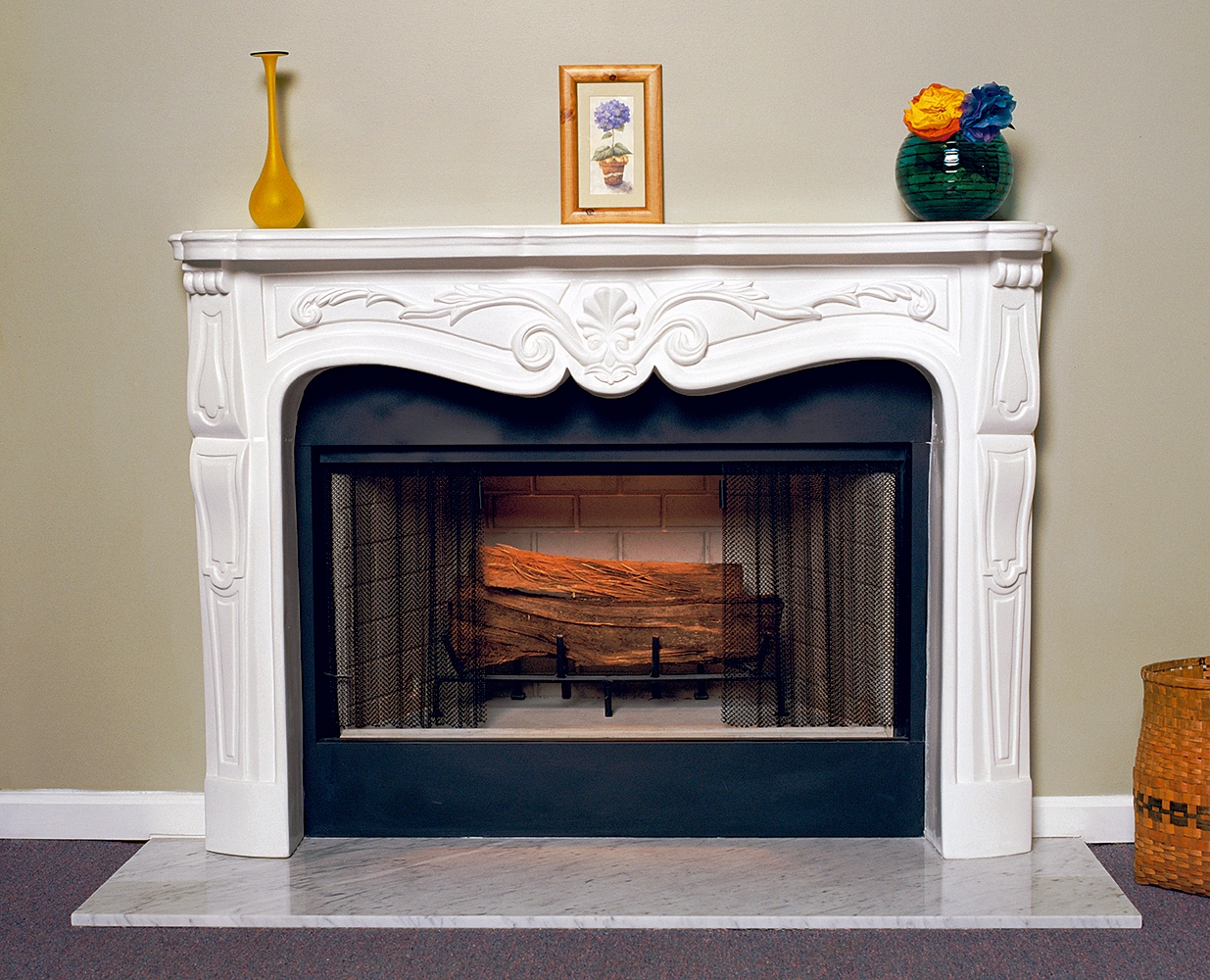 Dunwoody Plaster Fireplace Mantel - Image