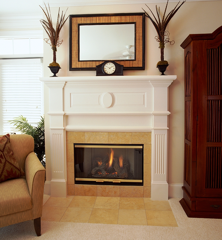 Paces Plaster Fireplace Mantel
