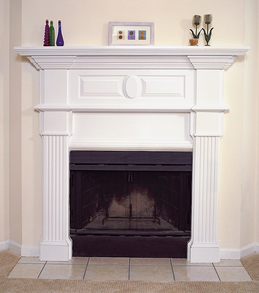 St Clair Plaster Fireplace Mantel